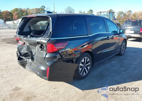 2025 Honda Odyssey Ex-L из США, поврежденный, VIN 5FNRL6H65SB079440